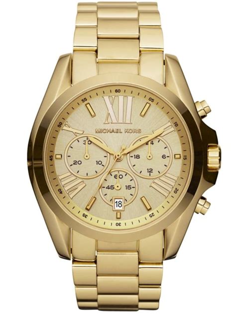 michael kors bradshae gold watch|Michael Kors bradshaw chronograph.